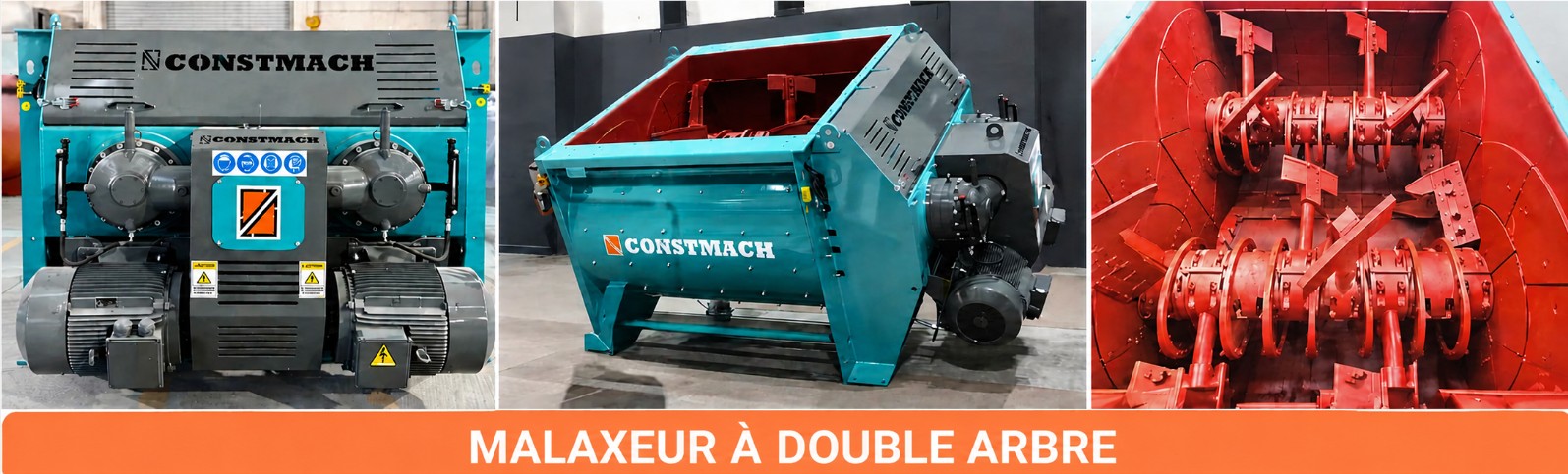 Malaxeur à double arbre - STATIONNAIRE 120