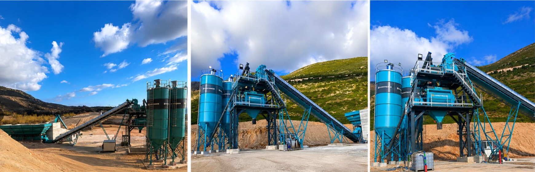Stationary 120 | Stationary Concrete Batching Plant | Constmach 1