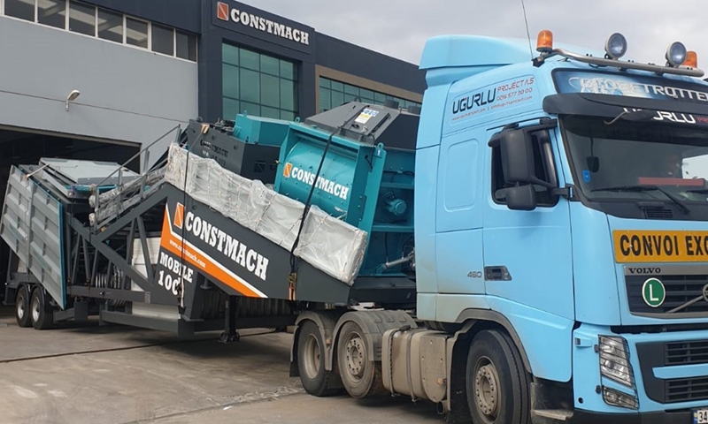 CONSTMACH MOBILE 100, mobilna betonara, isporučena je našem kupcu u Slovačkoj.
