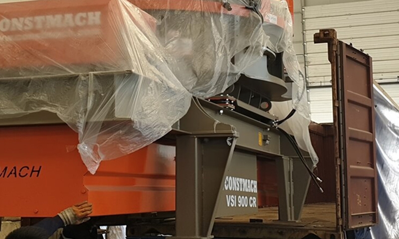 Второе сотрудничество в Северной Америке! CONSTMACH VSI 900 CR VSI Crusher отгружена для нашего клиента в Мексике.
