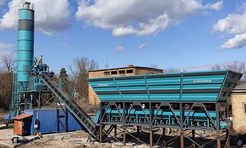 Kompaktna betonara CONSTMACH kapaciteta 60 m3/h puštena je u rad za našeg kupca u Mađarskoj.