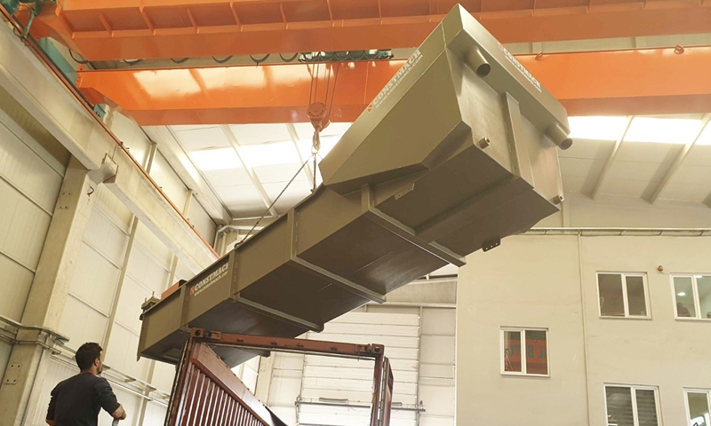 ¡El tornillo de lavado de arena CONSTMACH CSW-7575 se envía a nuestro cliente en Canadá!