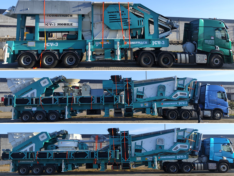 JCV-3 Mobile Hard Stone Crushing Plant is on its way to Bulgaria!