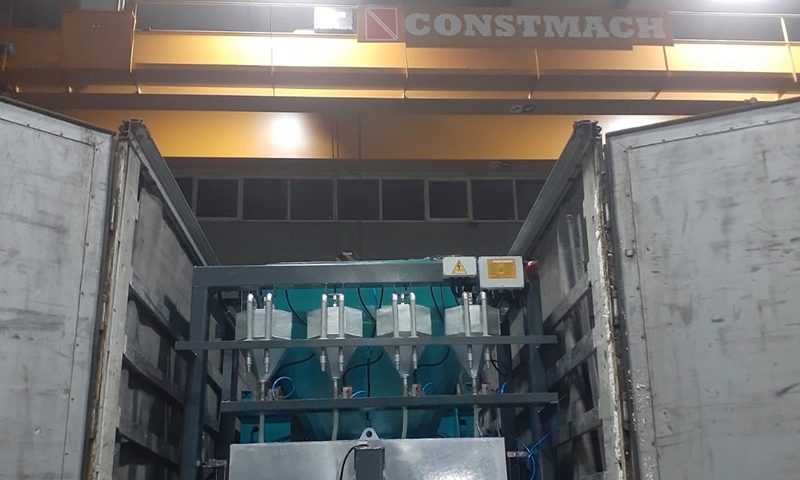 La planta de hormigón de tipo compacto CONSTMACH COMPACT 100 se envía a nuestro cliente en Polonia
