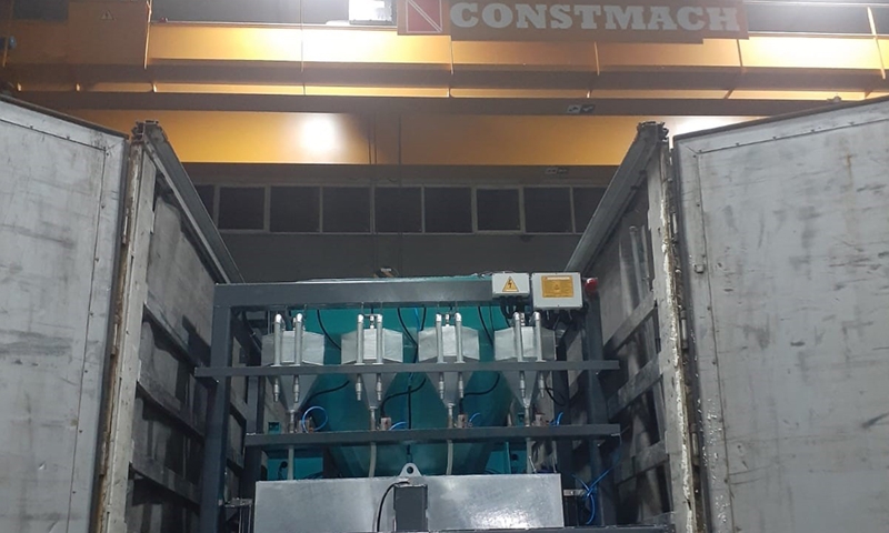  يتم شحن محطة الخرسانة المدمجة CONSTMACH COMPACT 100 لعملائنا في بولندا