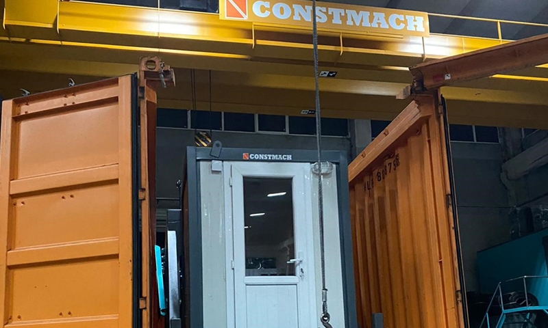 Se envía CONSTMACH MOBICOM 30, planta mezcladora de concreto móvil y compacta para nuestro cliente en Burkina Faso