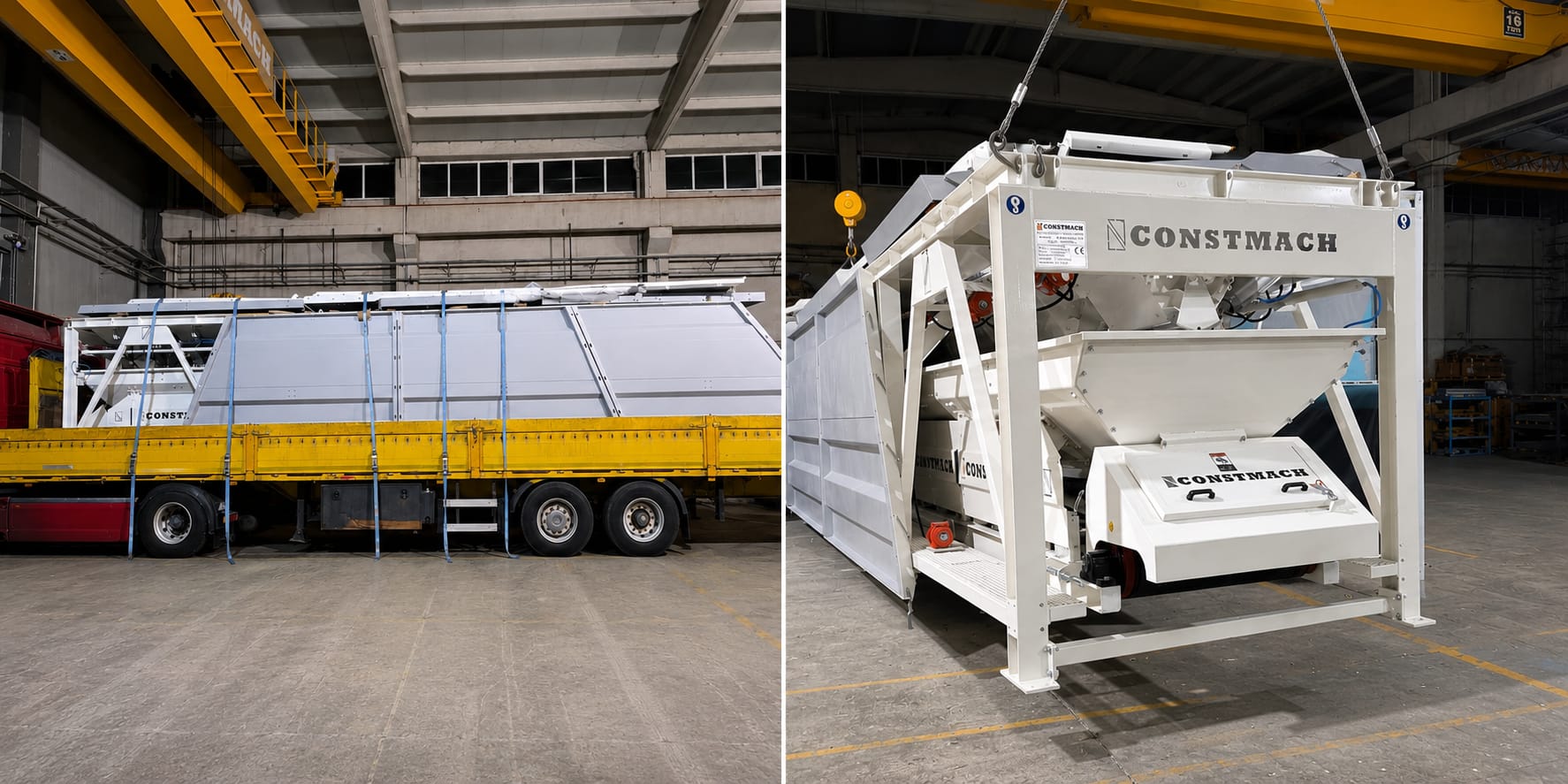 Stationary 160 | Stationary Concrete Batching Plant | Transport