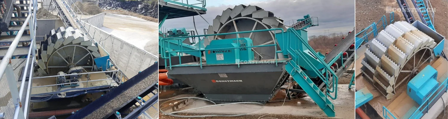 CBW - 800 | Laveur de Sable à Roue à Godets