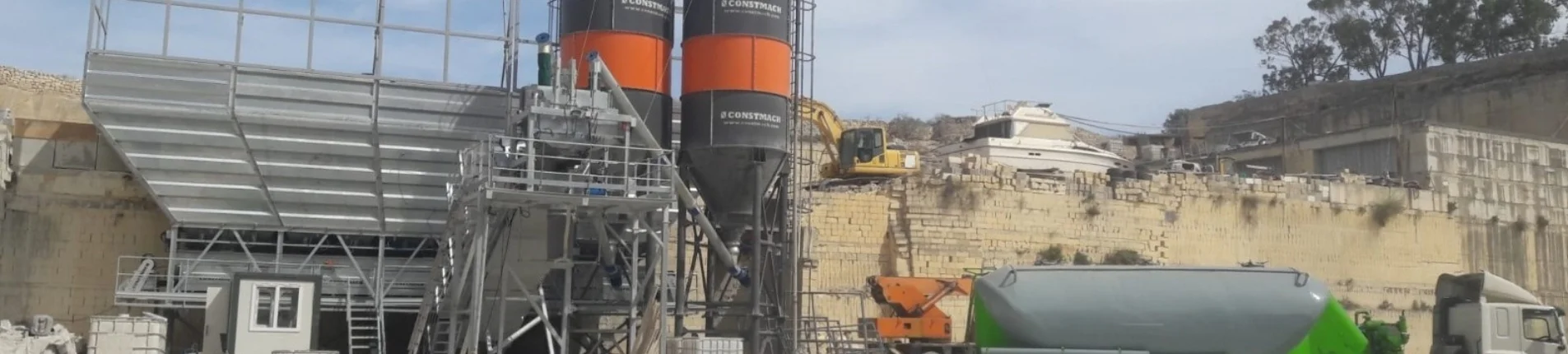 DryMix 100 | Stație de Betoane cu Amestec Uscat