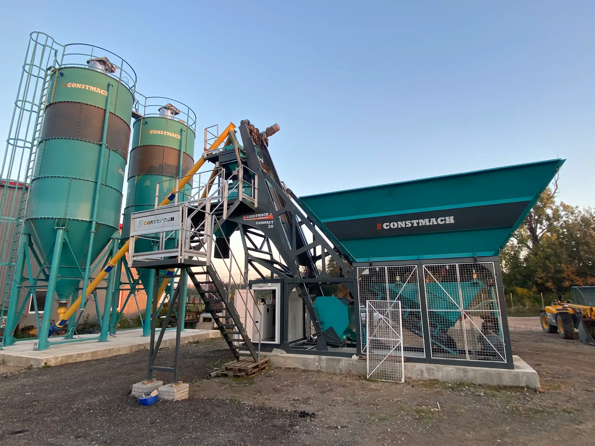 CONSTMACH Compact 30 Concrete Batching Plant Commissioned in Hungary