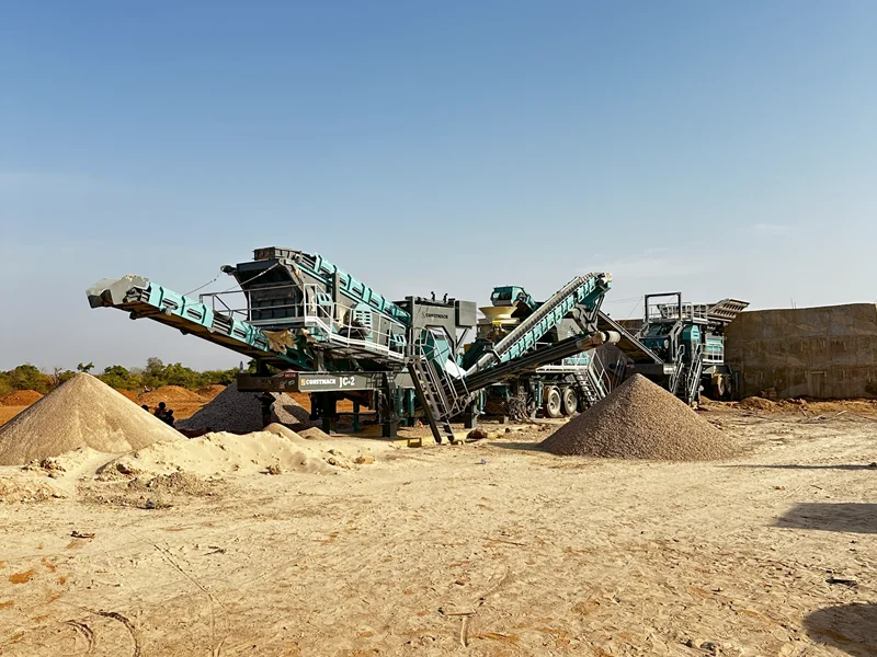 Mobile Hartgestein-Brechanlagen