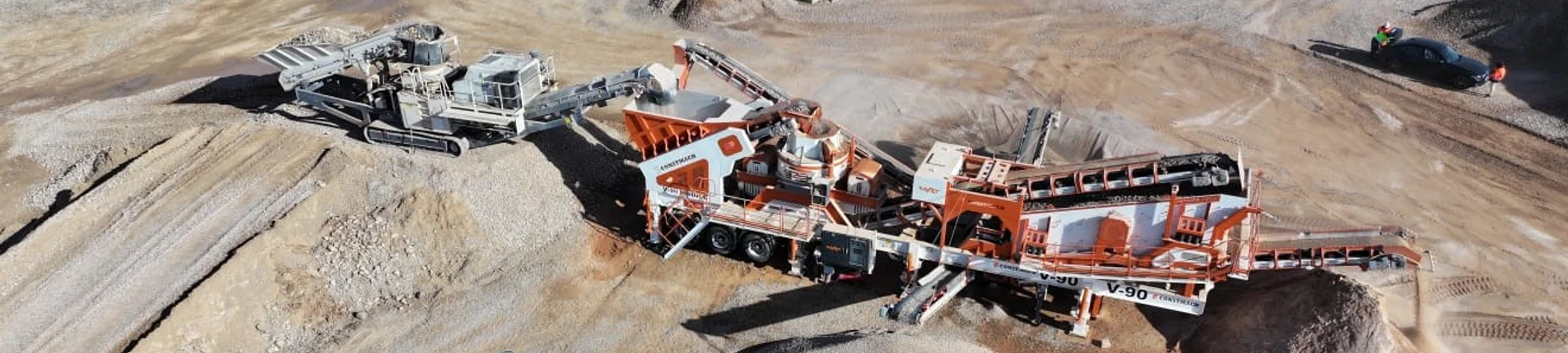 T-100 | Mobile Tertiär-Prallbrechanlage