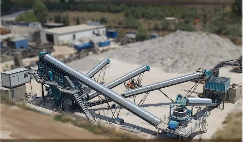 CONSTMACH FIX V 90 Crushing and Screening Plant Begins Aggregate Production in Spain