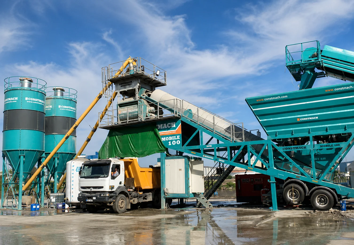 Driving Concrete Production in Spain with CONSTMACH Mobile 100