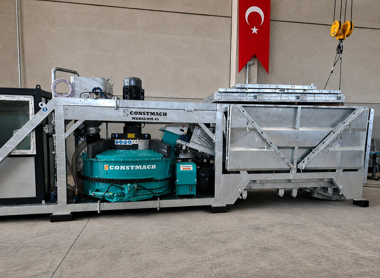 CONSTMACH MOBICOM 45 Concrete Batching Plant Ready for Switzerland
