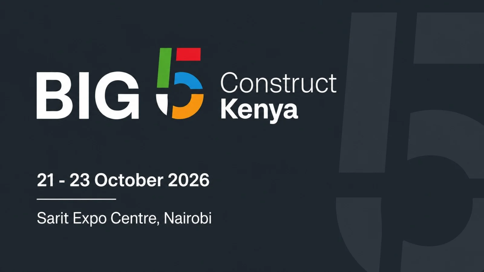 CONSTMACH to Participate in BIG 5 Construct Kenya 2026