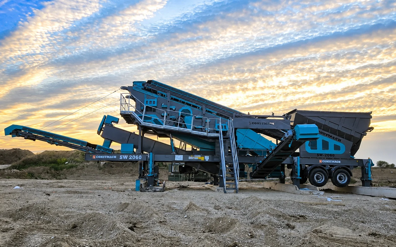 Mobile Screening and Washing Plant