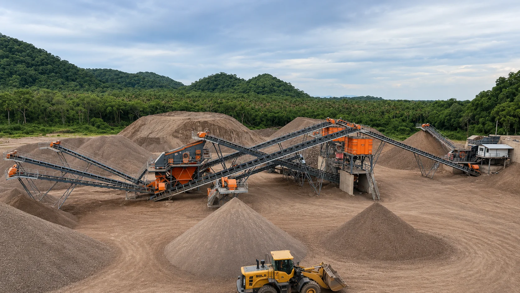 Paraguay FIX JCV 3 Brech- und Siebanlage