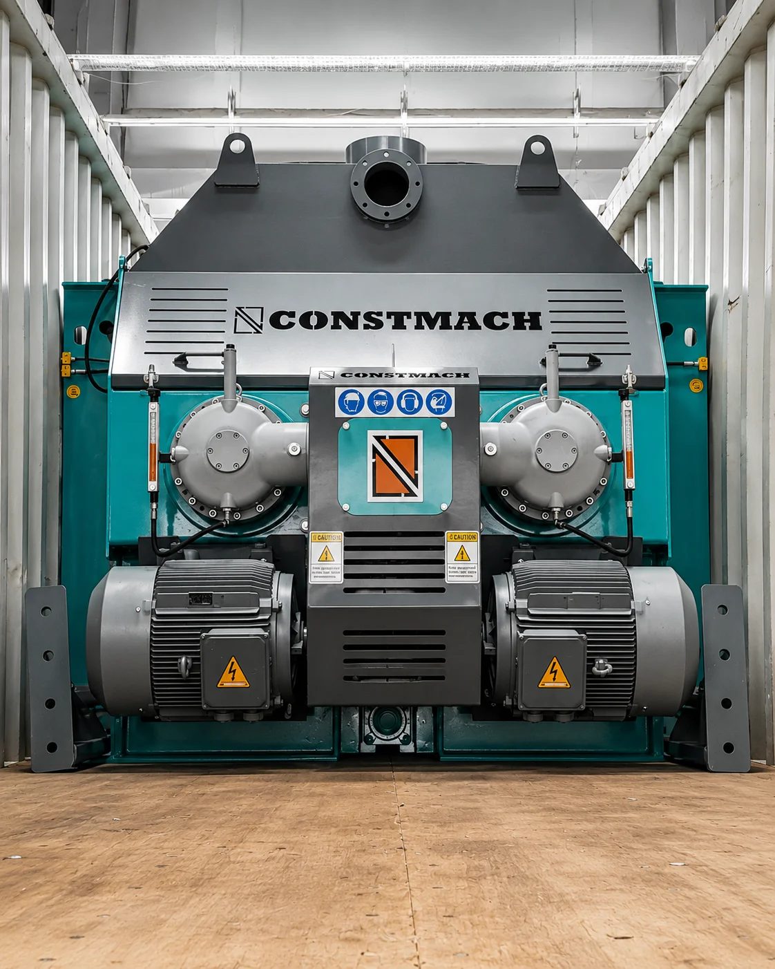 twin shaft mixer transport
