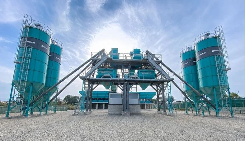 CONSTMACH Shipped 12 Concrete Batching Plants to Algeria in Just a Few Months, Including a 240 m³/h Stationary Plant