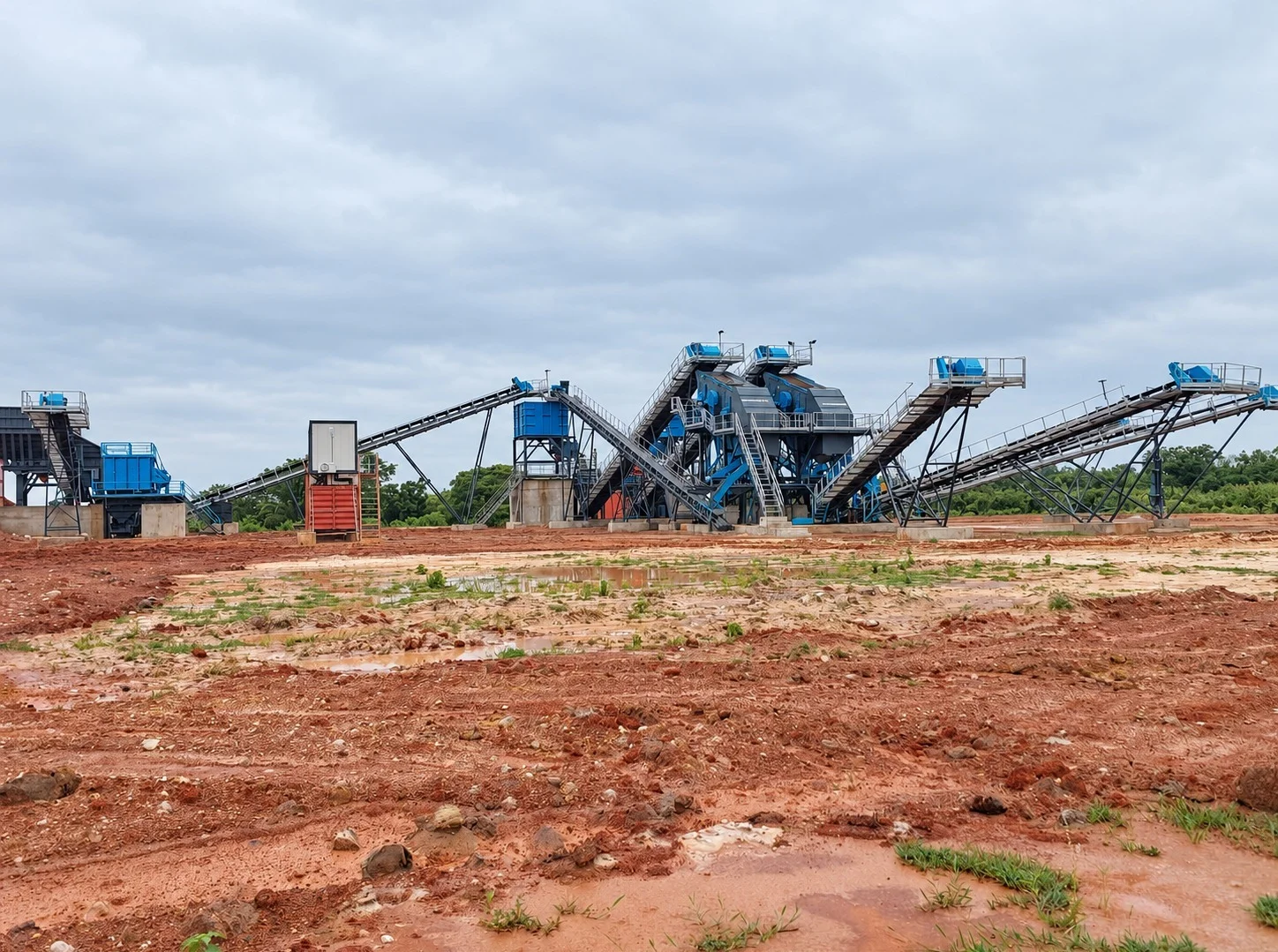 stationary crushing plant benin
