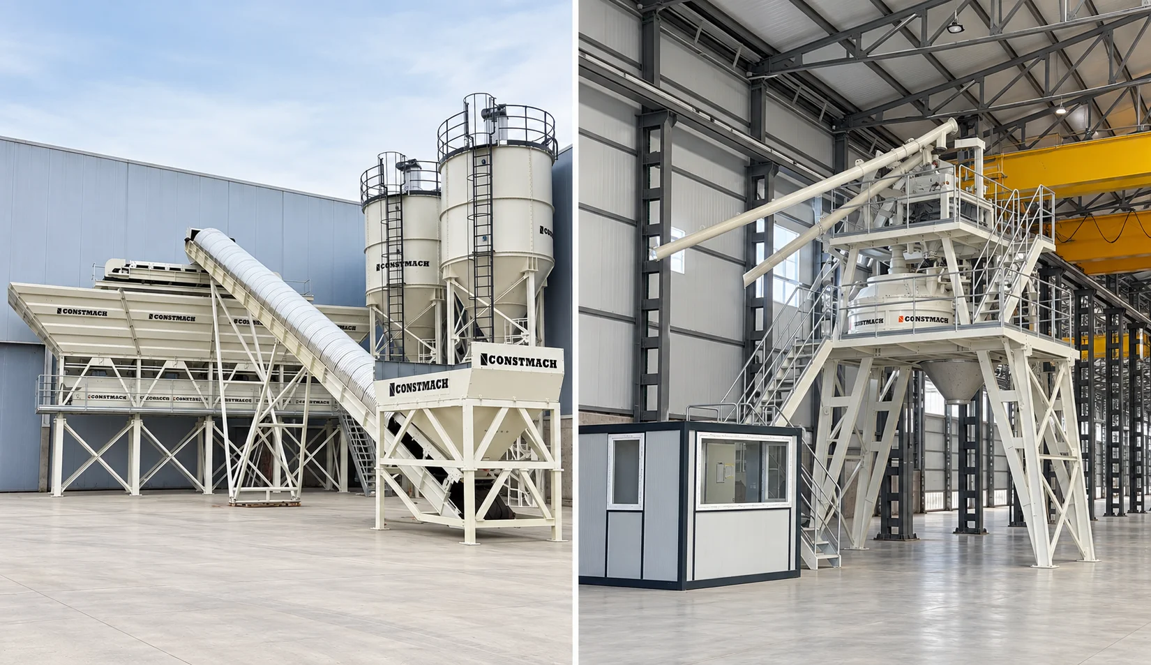 COMPACT 60 With Skip Concrete Batching Plant in Spain