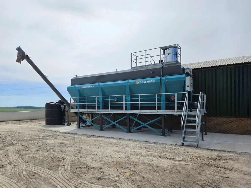 CONSTMACH 39-Ton Horizontal Cement Silo Now Operational in the UK