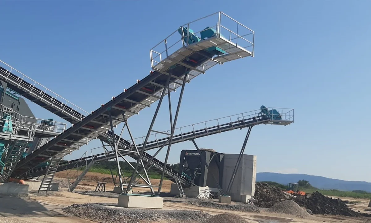 CONSTMACH 250 tph Fixed Screening & Washing Plant Commissioned in Serbia