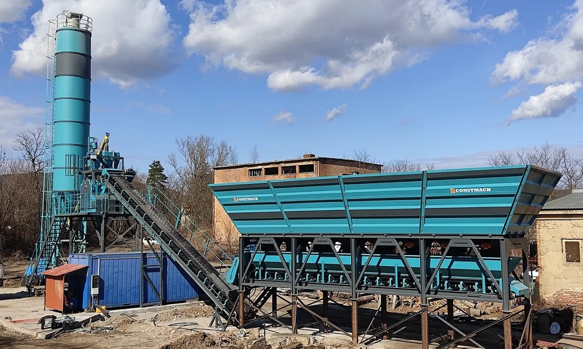 CONSTMACH Compact 60 Concrete Batching Plant Commissioned in Hungary