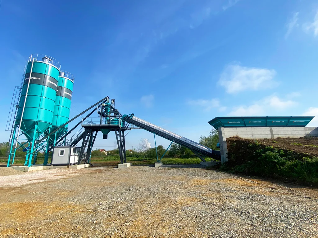 CONSTMACH Compact 60 Concrete Batching Plant Successfully Installed in Kosovo