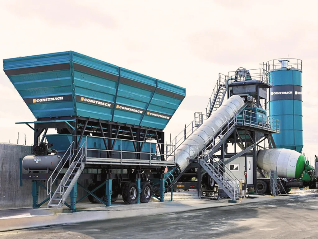 CONSTMACH Mobile 120 Concrete Batching Plant Successfully Installed in the Bahamas
