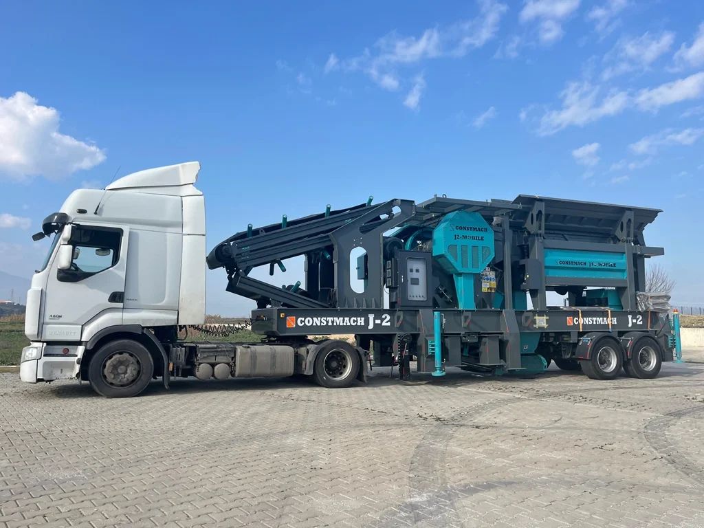 J-2 Mobile Crushing Plant Ready for Shipment to Albania
