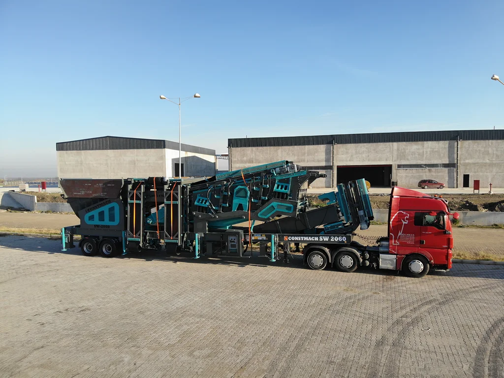 SW-2060 Mobile Screening and Washing Plant Shipped to Romania