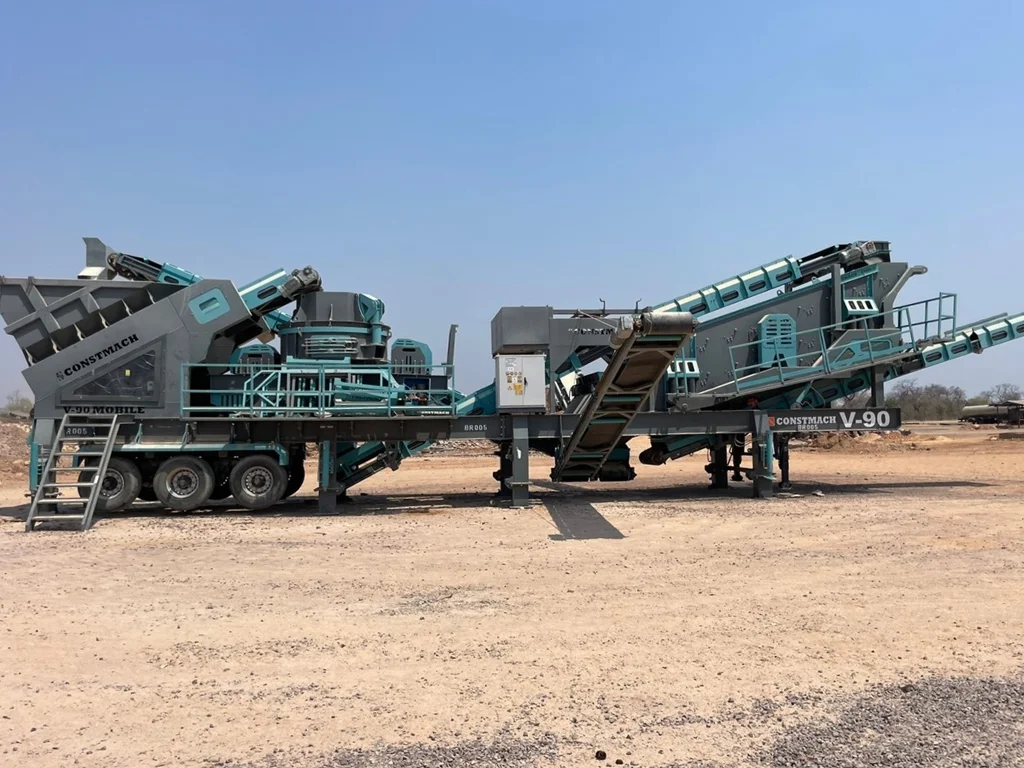 CONSTMACH V-90 Mobile Sand Making Plant Delivered to Georgia