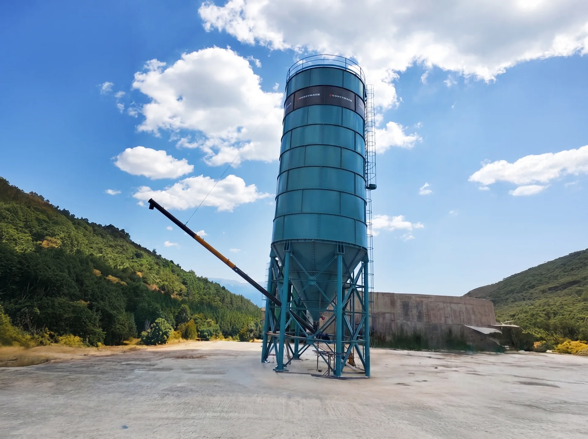 CS-500 / ZEMENTSILO MIT 500 TONNEN KAPAZITÄT — Albanien Installationsreferenz