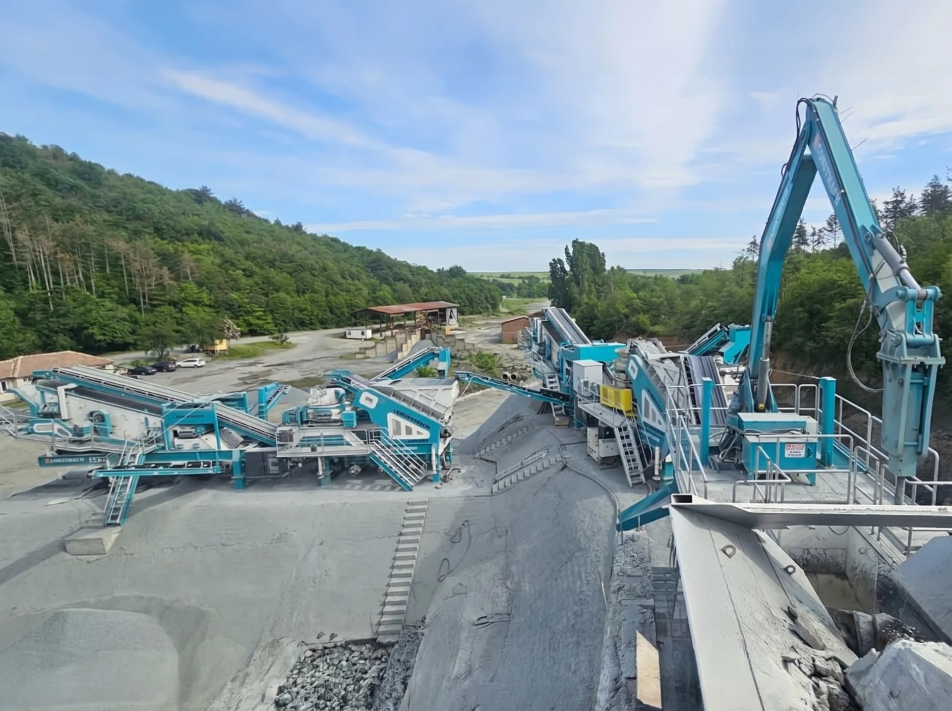 JCV-3 / MOBILE BRECH- UND SIEBANLAGE — Bulgarien Installationsreferenz