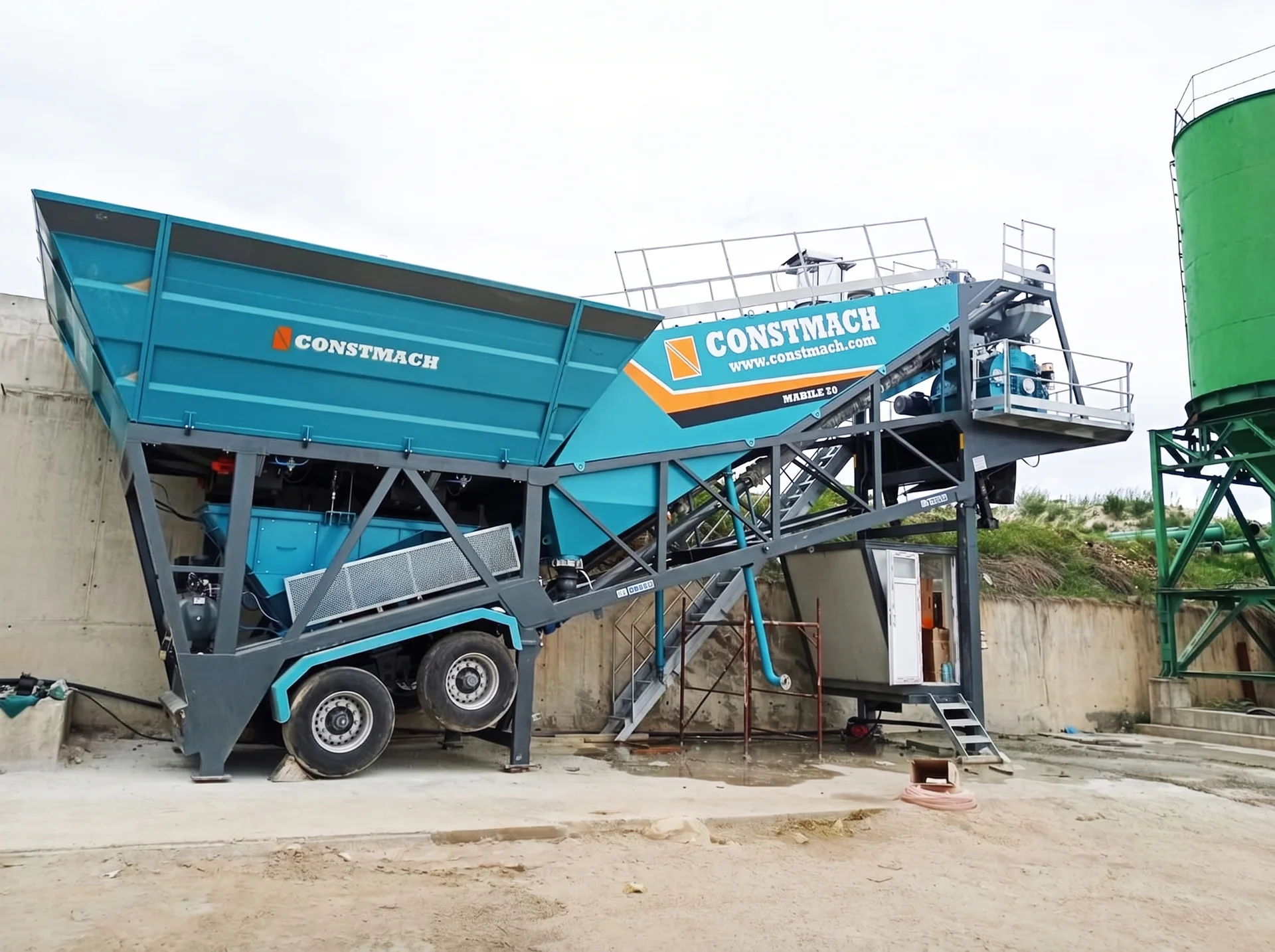 MOBILE 30 / BETONMISCHANLAGE — Bulgarien Installationsreferenz
