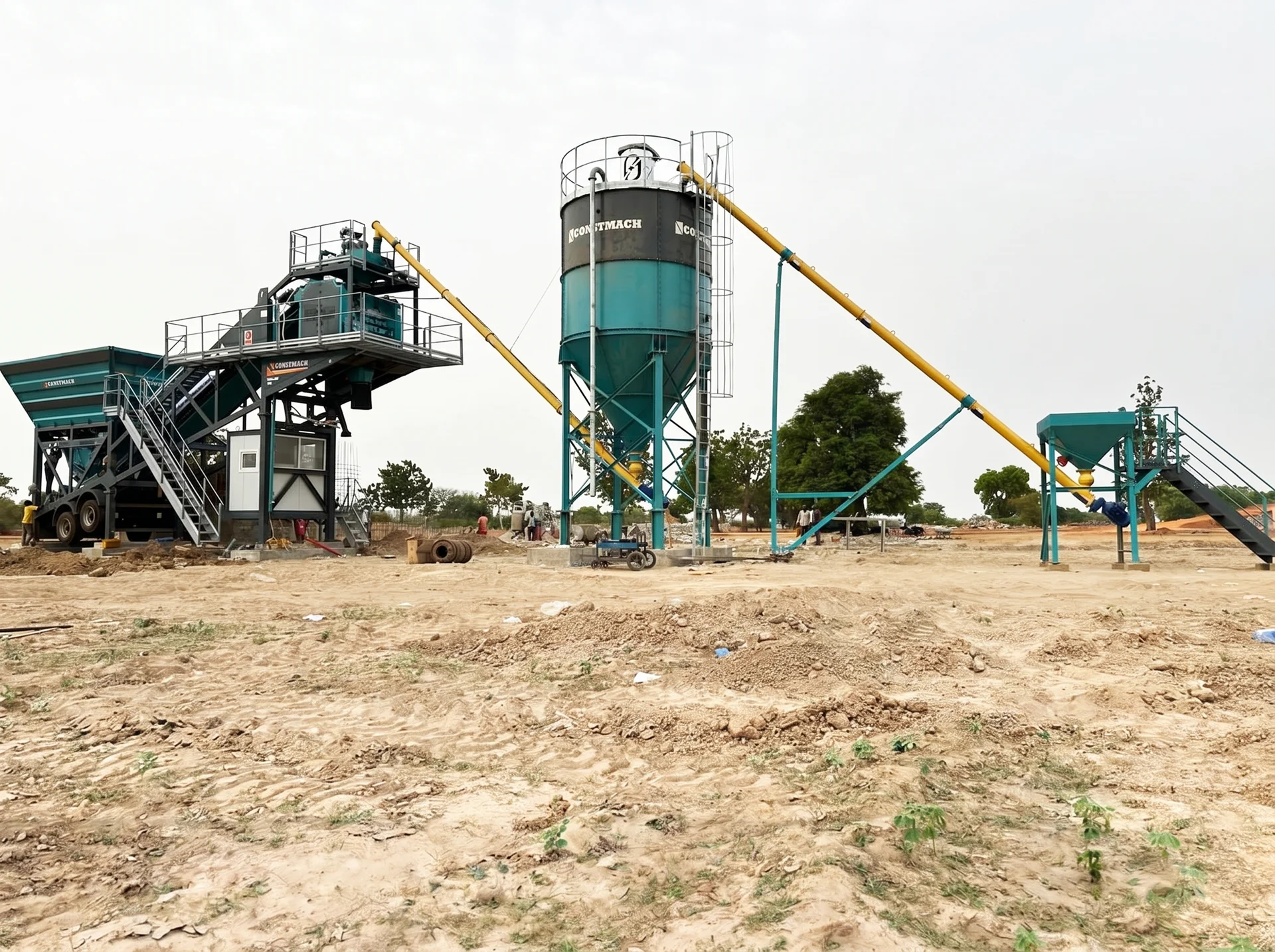 MOBILE 60 / BETONMISCHANLAGE — Burkina Faso Installationsreferenz