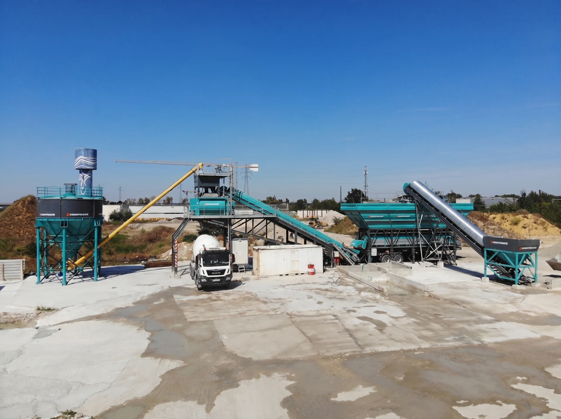 MOBILE 120 / Betonmischanlage — France Installationsreferenz