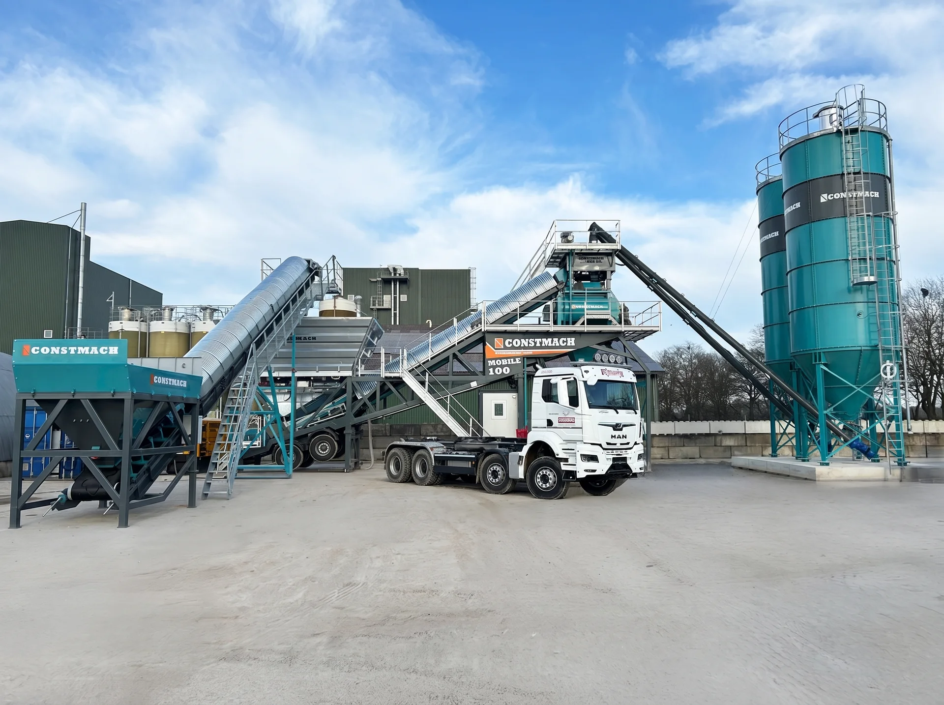 MOBILE 100 / BETONMISCHANLAGE — Germany Installationsreferenz