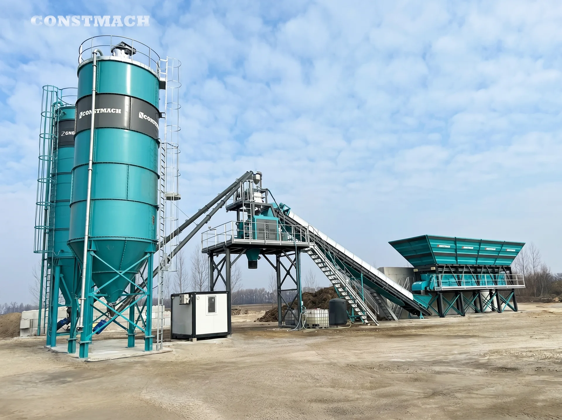 COMPACT 60 / BETONMISCHANLAGE — Ungarn Installationsreferenz