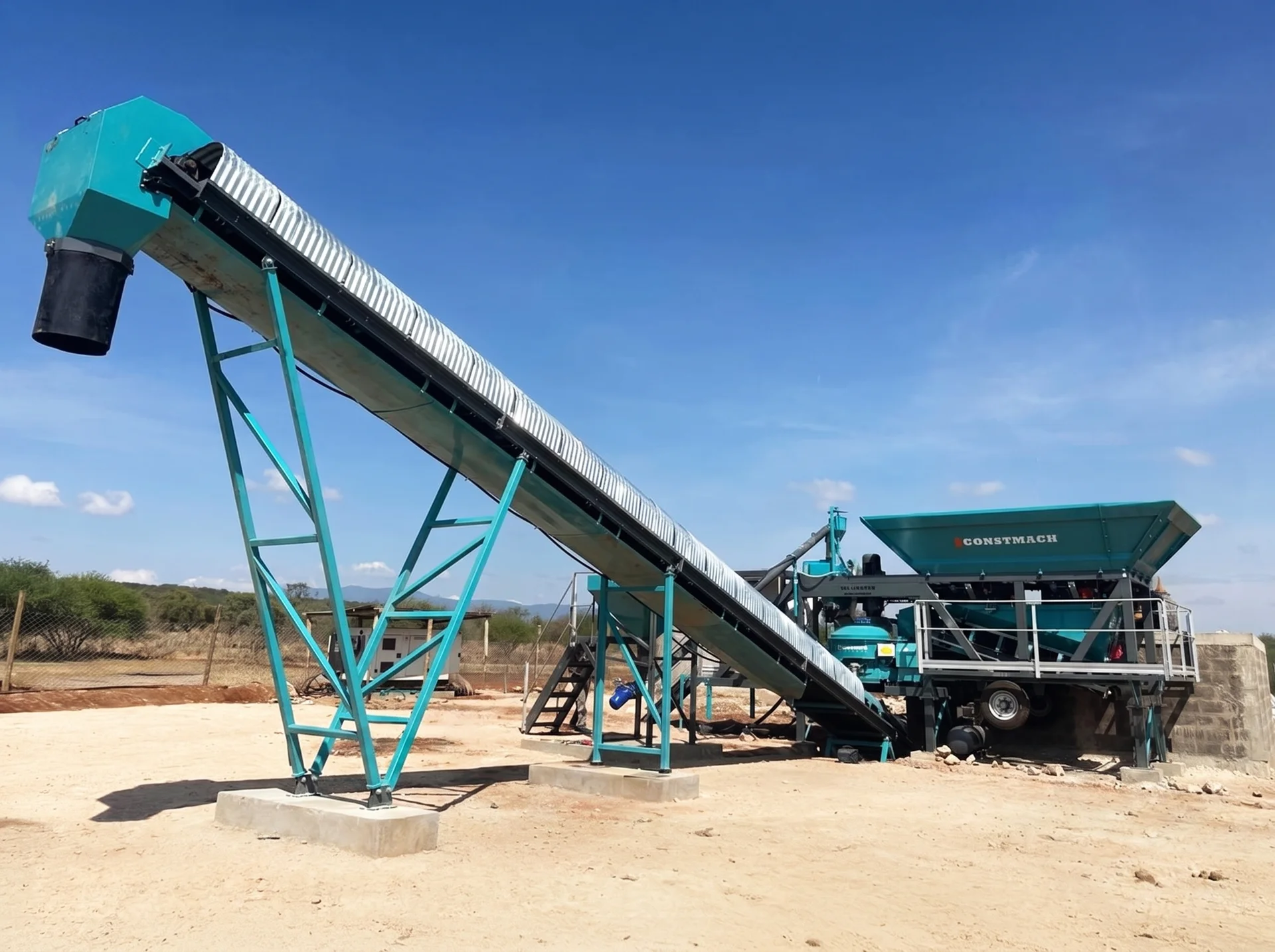 MOBICOM 30 / BETONMISCHANLAGE — Kenya Installationsreferenz