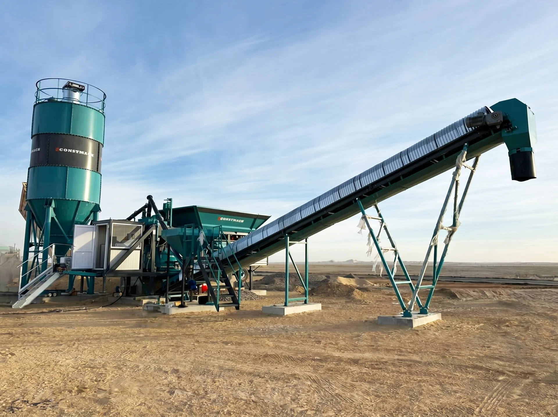 MOBICOM 30 / BETONMISCHANLAGE — Libya Installationsreferenz