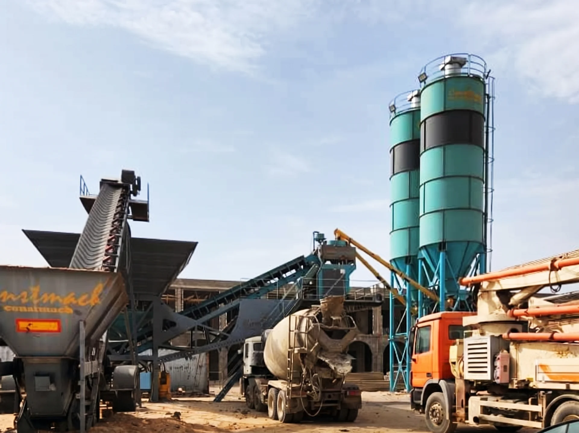 MOBILE 60 / Betonmischanlage — Mauritania Installationsreferenz