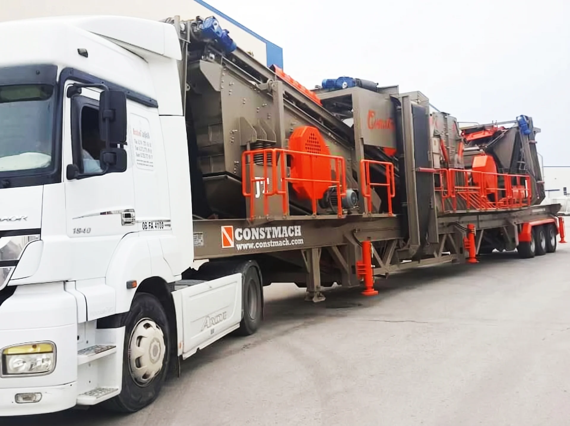 JT-1 / MOBILE BRECH- UND SIEBANLAGE — Marokko Installationsreferenz
