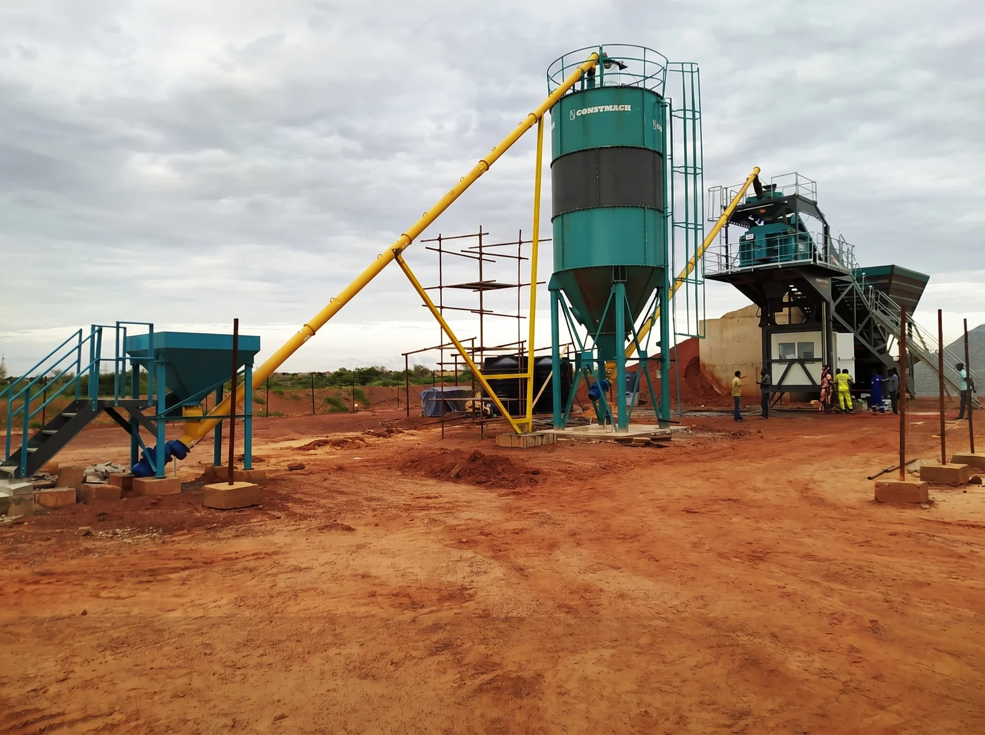 MOBILE 60 / BETONMISCHANLAGE — Niger Installationsreferenz