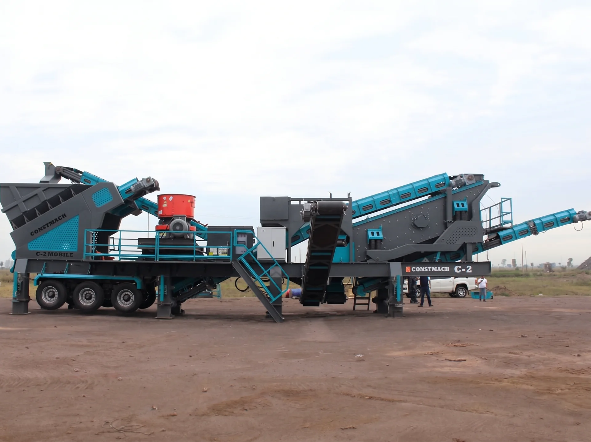 C-2 / MOBILE BRECH- UND SIEBANLAGE — Paraguay Installationsreferenz