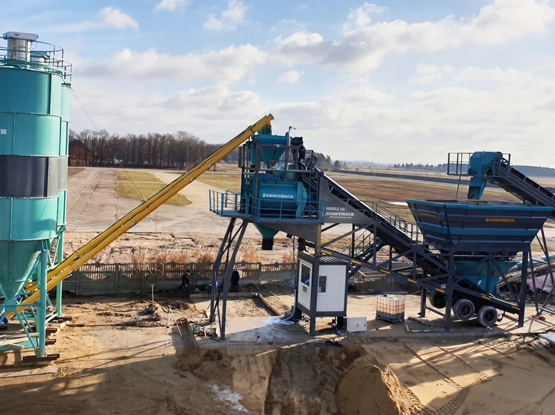 MOBILE 100 / Betonmischanlage — Poland Installationsreferenz