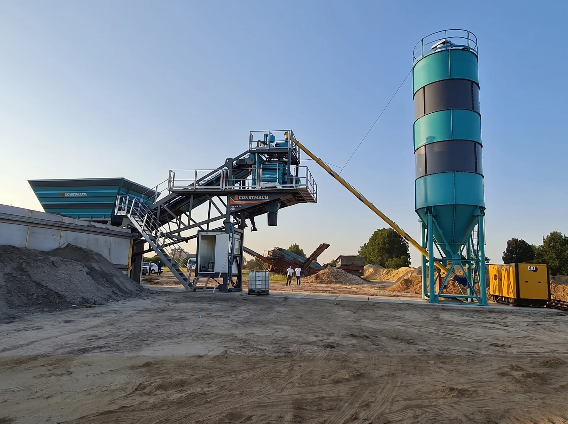 MOBILE 60 / Betonmischanlage — Poland Installationsreferenz