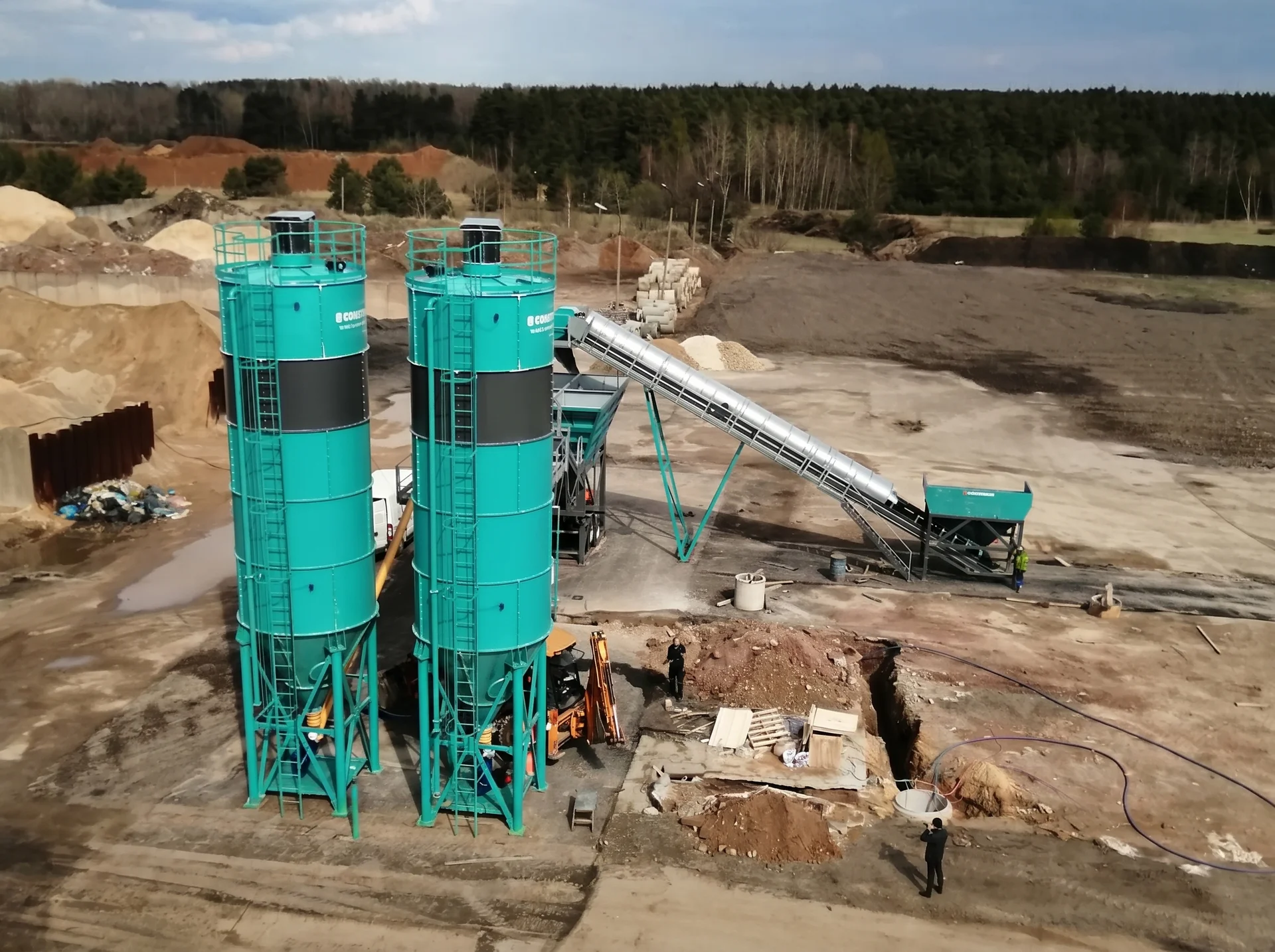 MOBILE 60 / Betonmischanlage — Poland Installationsreferenz